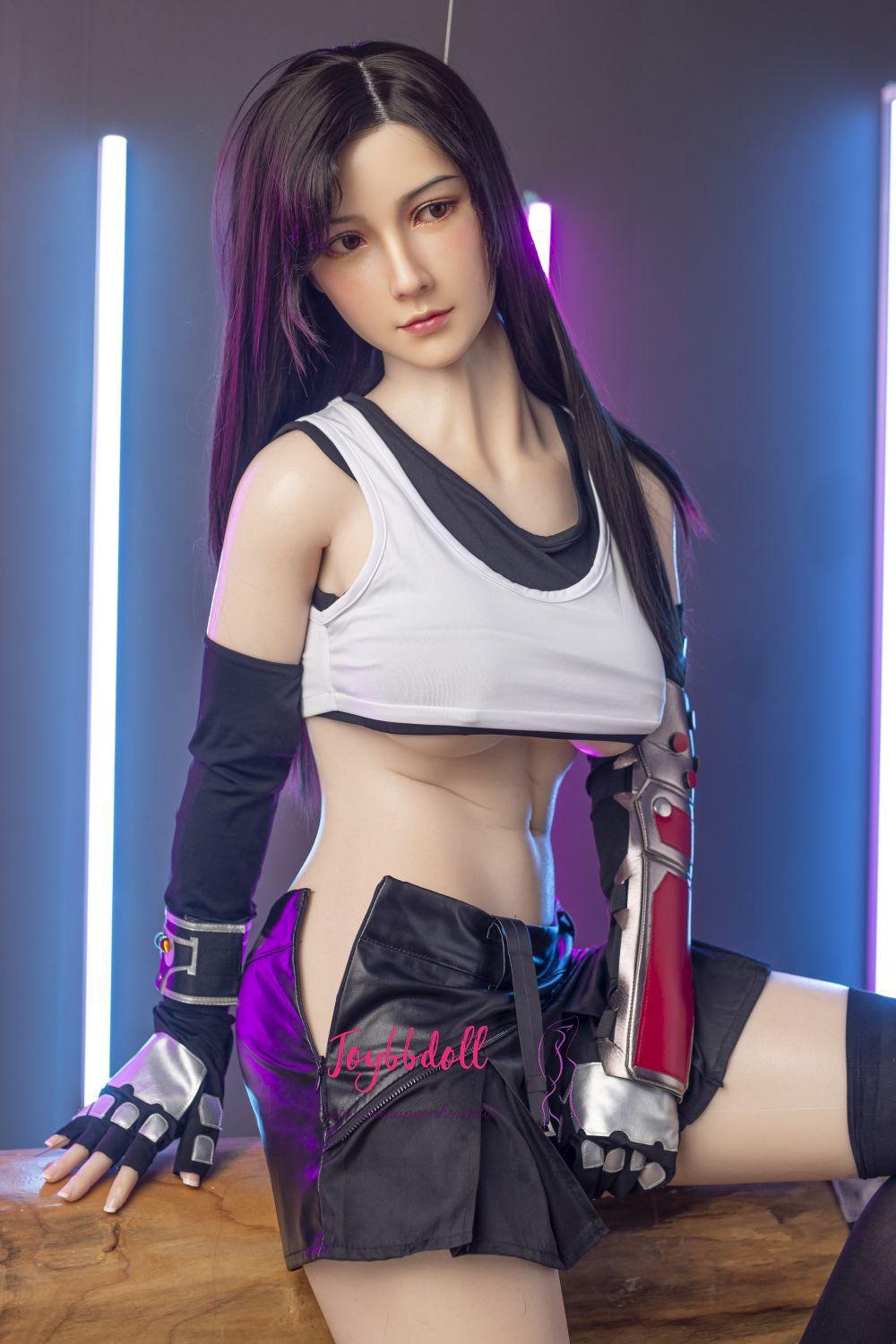 Neue Upgrade Tifa-165cm 5ft5 C Cup Cosplay Anime Final-Fantasy Sexpuppe - Joybbdoll-CST Doll