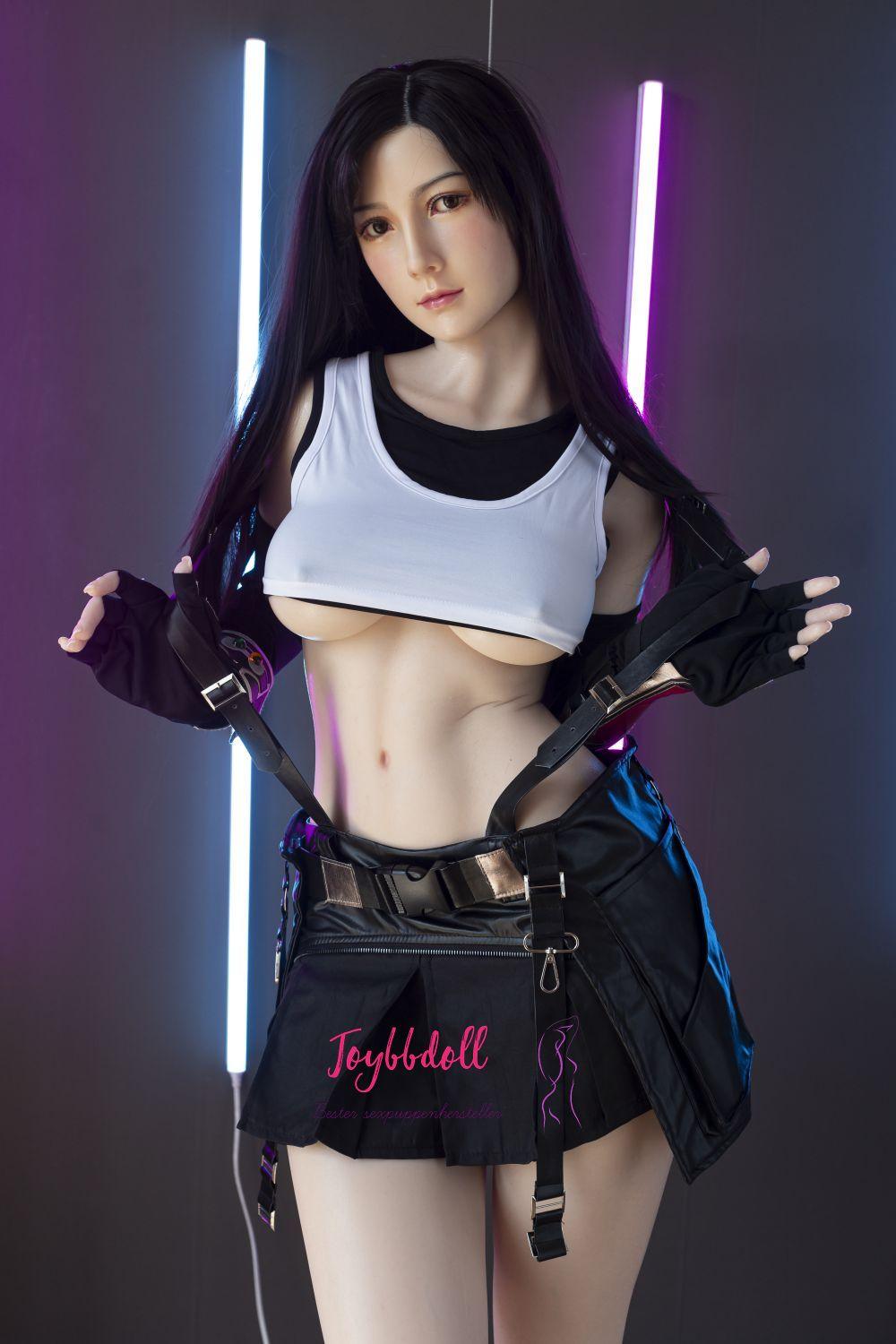 Neue Upgrade Tifa-165cm 5ft5 C Cup Cosplay Anime Final-Fantasy Sexpuppe - Joybbdoll-CST Doll